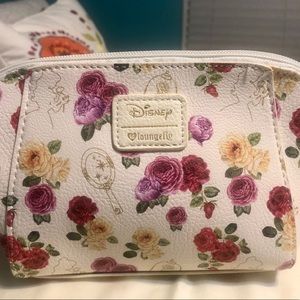 Disney Loungefly Belle Beauty Cosmetic Bag NWT